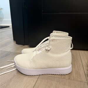 NOBULL Women's Cream High-Top Sneakers